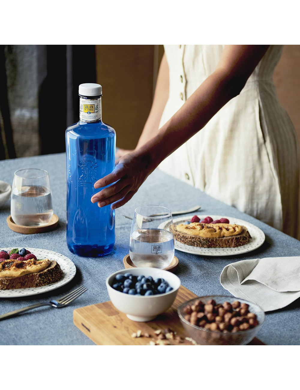 Solán de Cabras Agua Mineral Natural Sin Gas, Baja en Sodio