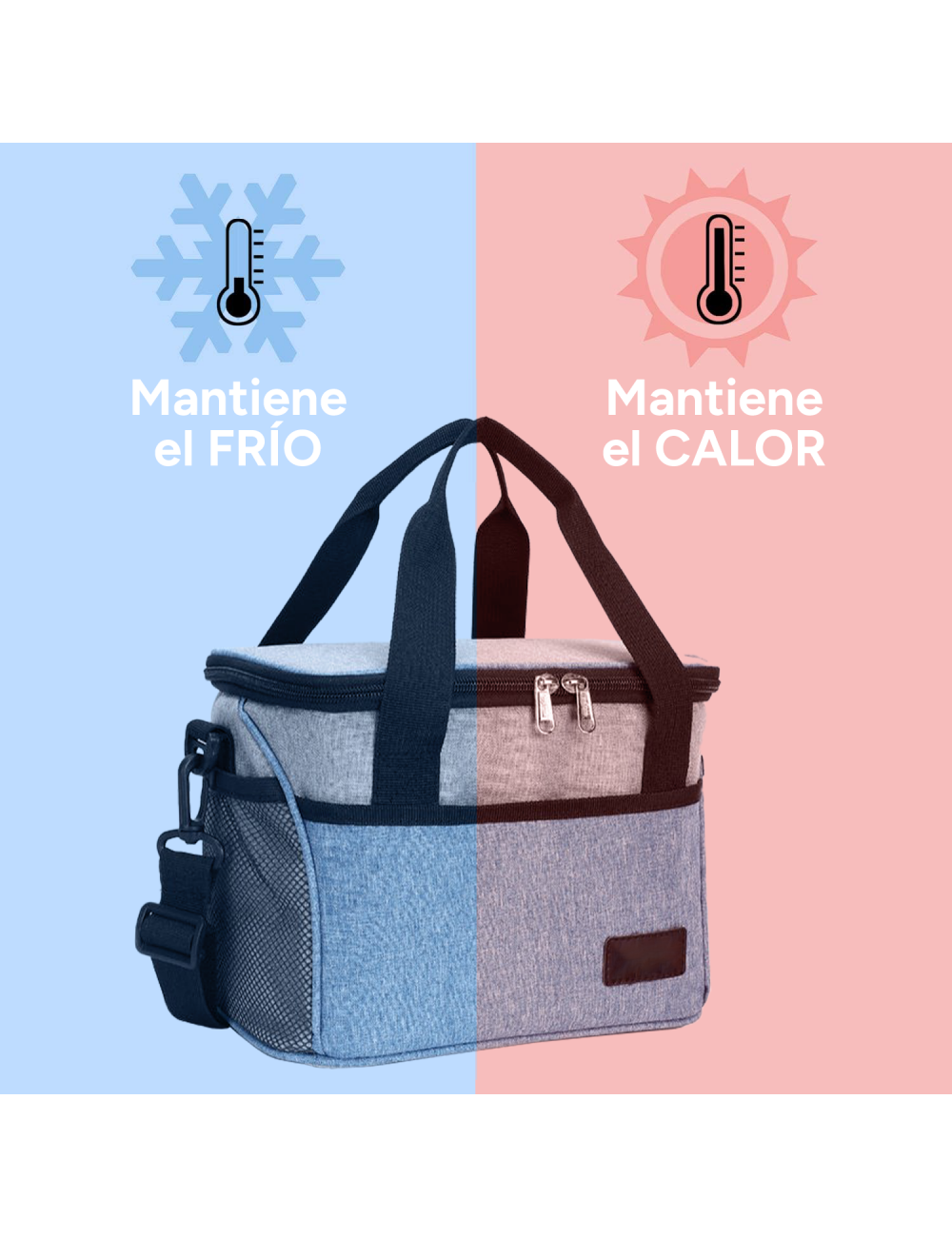 WEGLOK Bolsa Termica Porta Alimentos,1 Pieza,Bolsa Comida Trabajo,Bolsa